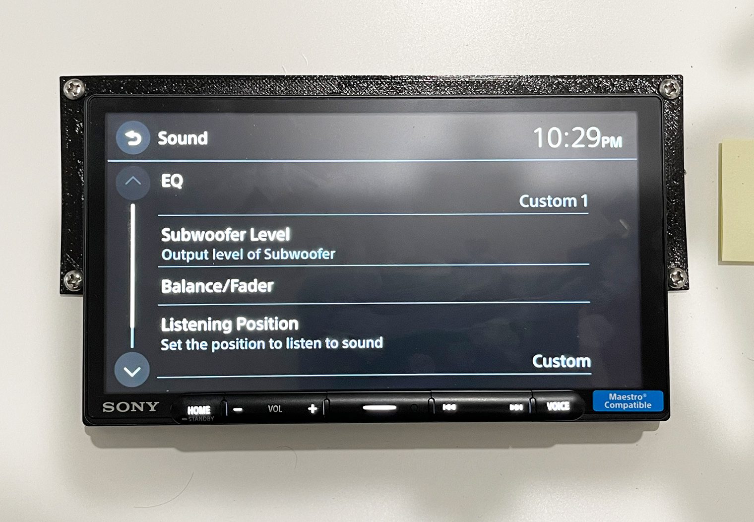 Sony XAV-AX4000 vs XAV-AX6000 Sound Settings