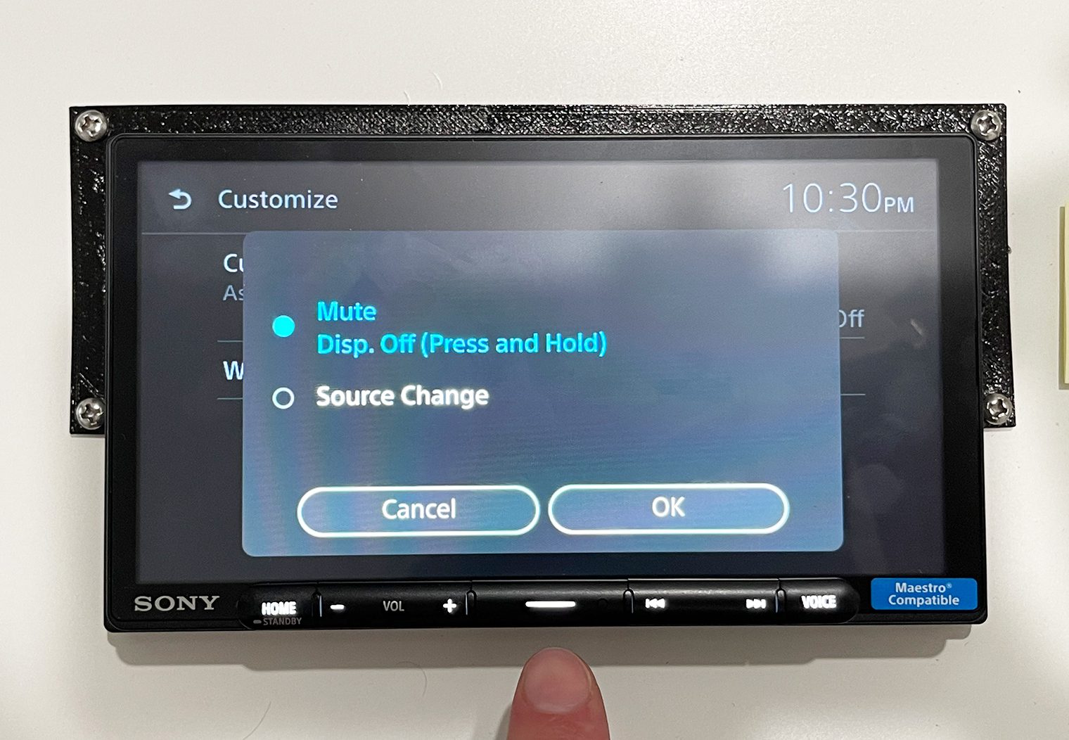 Sony XAV-AX4000 vs XAV-AX6000 Custom Button