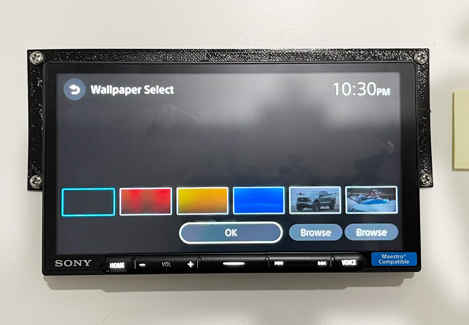 Sony XAV-AX4000 vs XAV-AX6000 Custom Background Settings