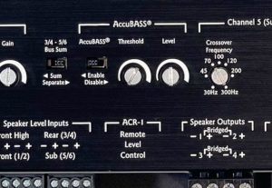 AudioControl LC-5.1300 AccuBass closeup