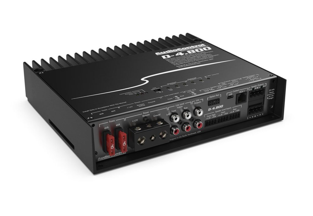 AudioControl D-4.800 Angle control panel