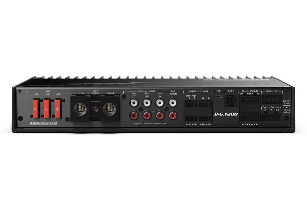 AudioControl D-6.1200 connection panel