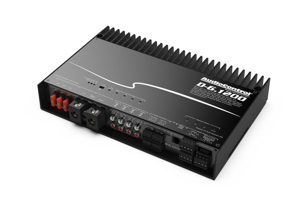 AudioControl D-6.1200 connection panel angle