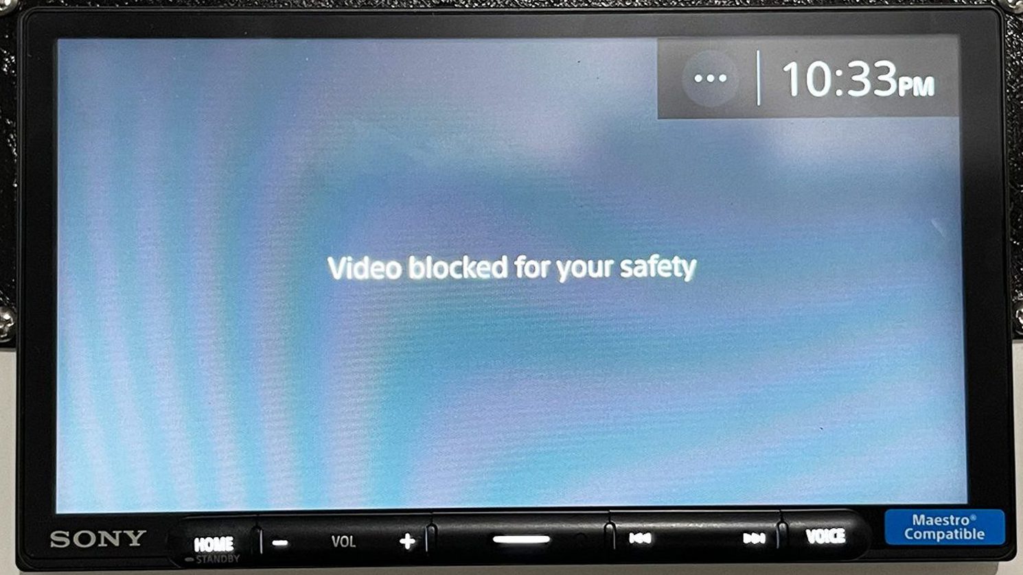видео заблокировано в целях безопасности на головных устройствах Sony, jvc, kenwood, alpine, jensen и других