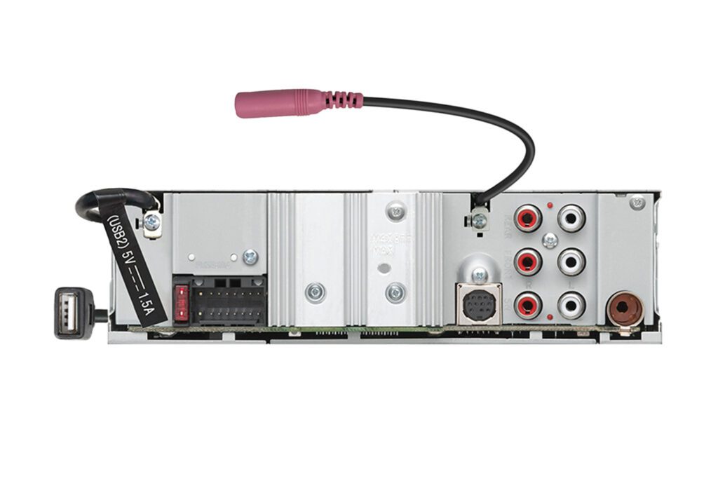Kenwood KMM-X705 rear