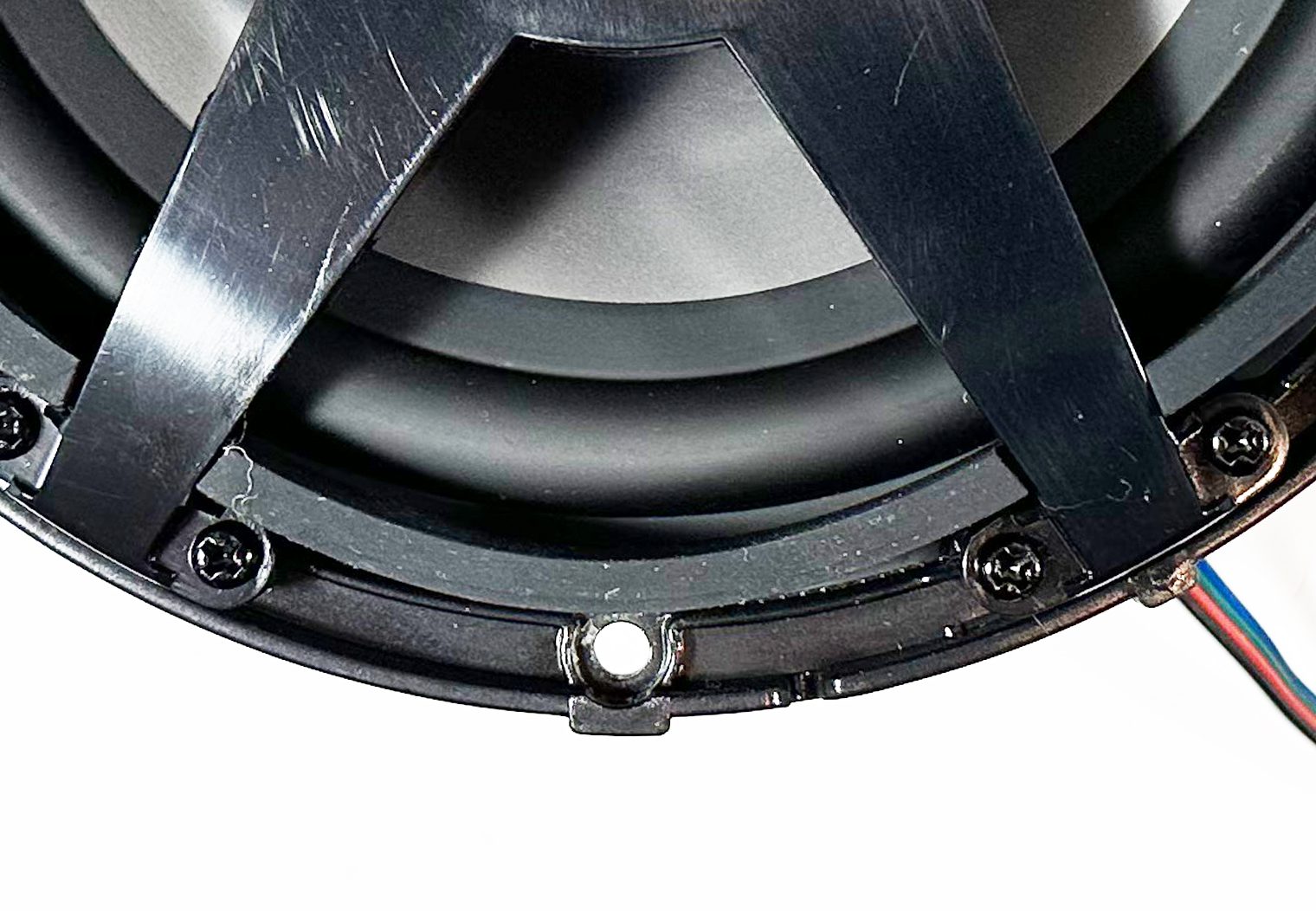 JBL Club Marine 6 1/2in Speaker Rubber Surround Closeup