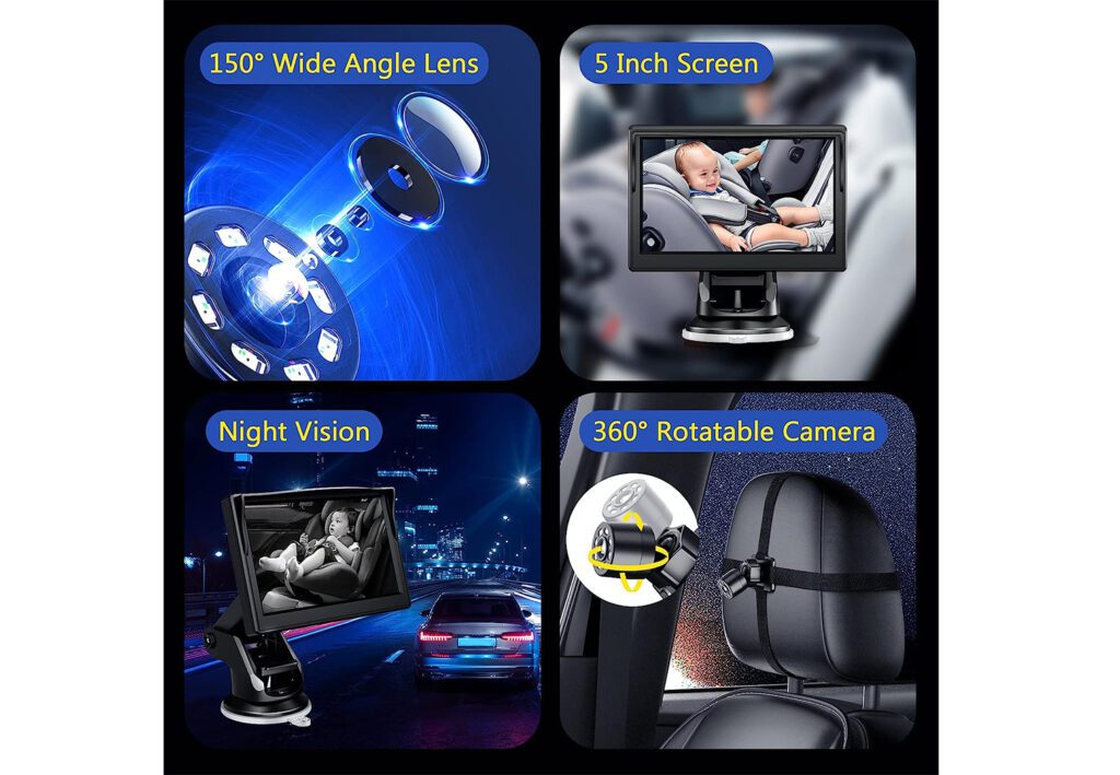 Itomoro Car Baby Camera features