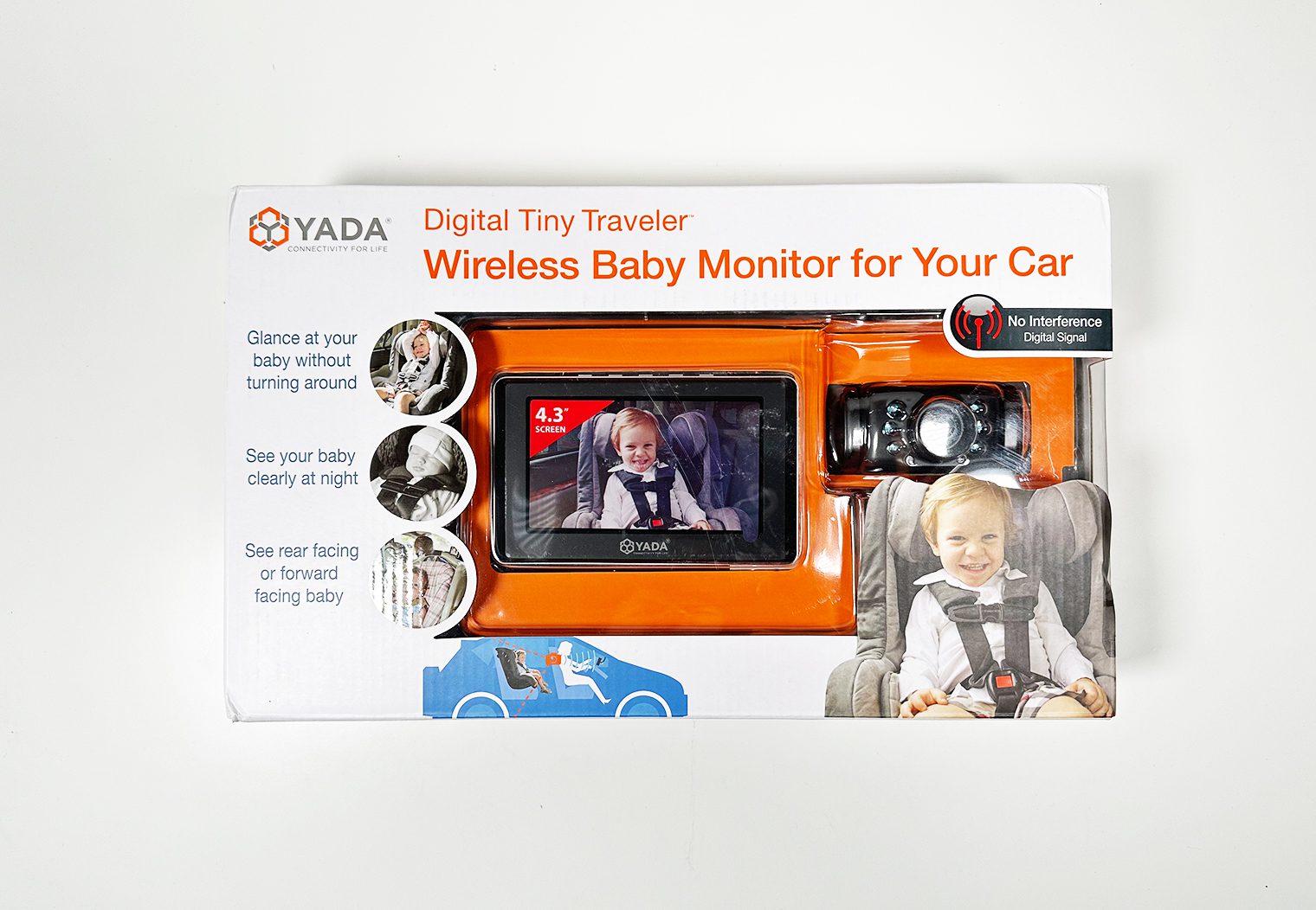 Yada Tiny Traveler Baby Camera in box front