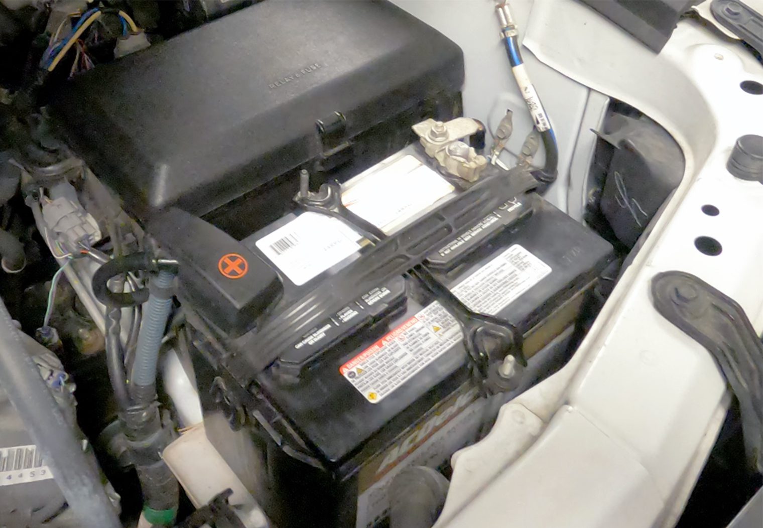 Toyota Tundra Battery in engine bay