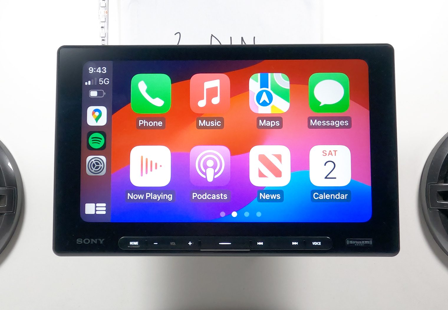 Sony XAV-AX8500 CarPlay Apps Screen