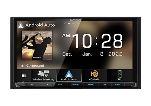 Kenwood Excelon DMX908S front with android auto