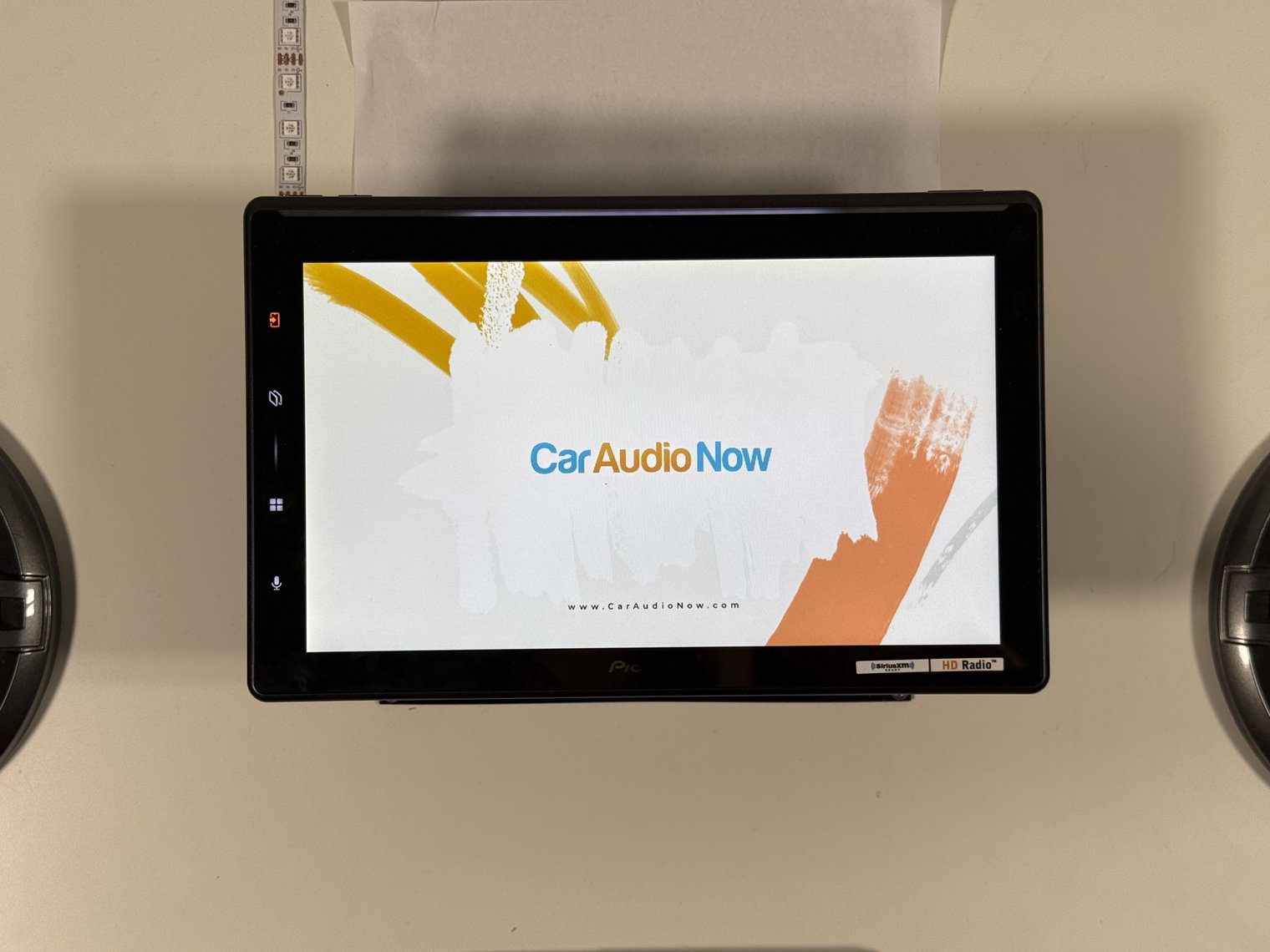 CarAudioNow video clip playing full screen from a USB thumb drive on the Pioneer DMH-WT8000NEX